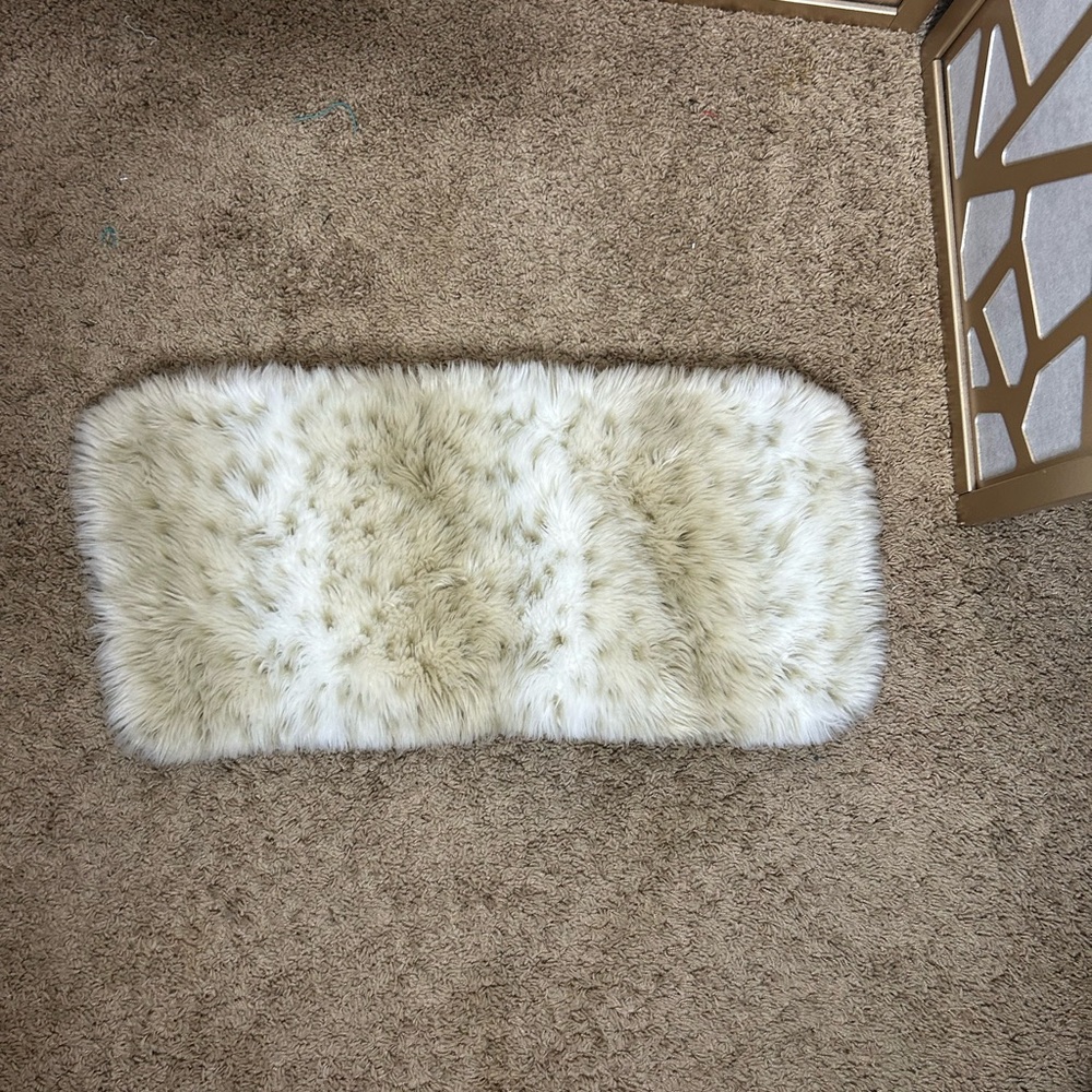 Pottery Barn Faux Fur Zipper Pillowcase